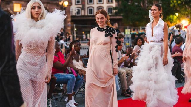 Siluetas del desfile de María Lafuente.