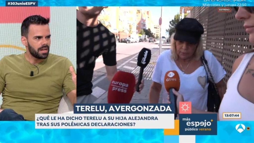 Colaboradores en plató.