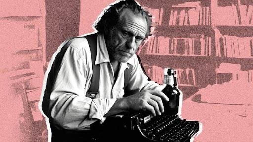Charles Bukowski. Diseño: Rubén Vique
