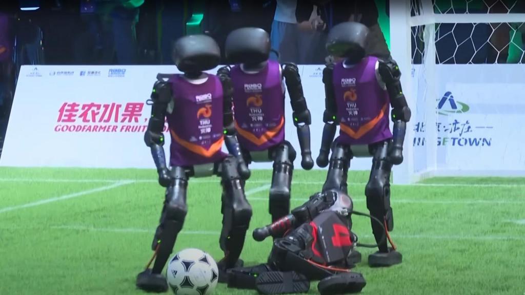 Uno de los equipos de robots.