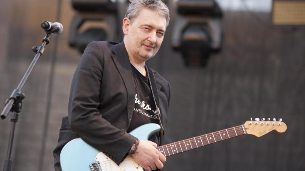 Miguel Costas en un escenario.