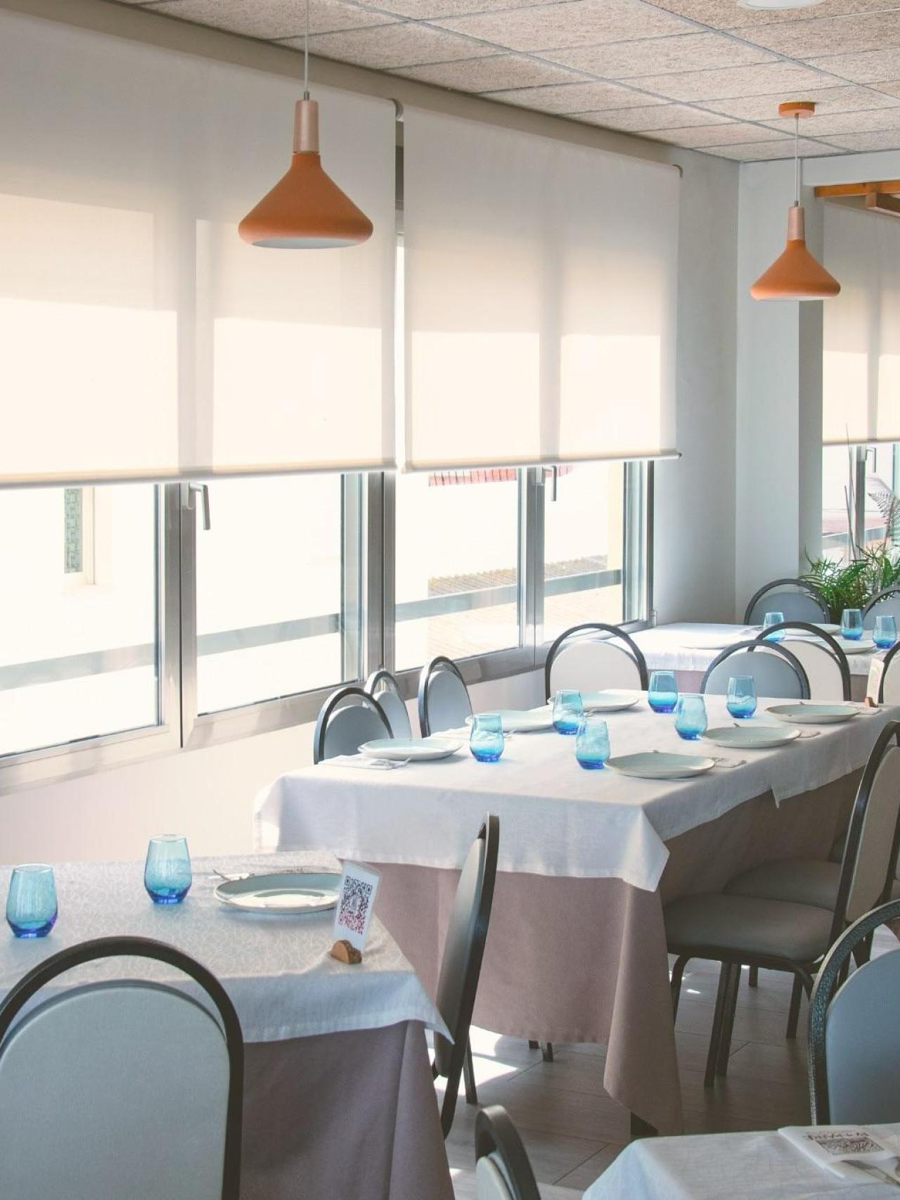 El interior del restaurante Bon Aire.