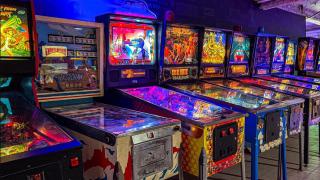 Imagen de archivo de una sala de arcade