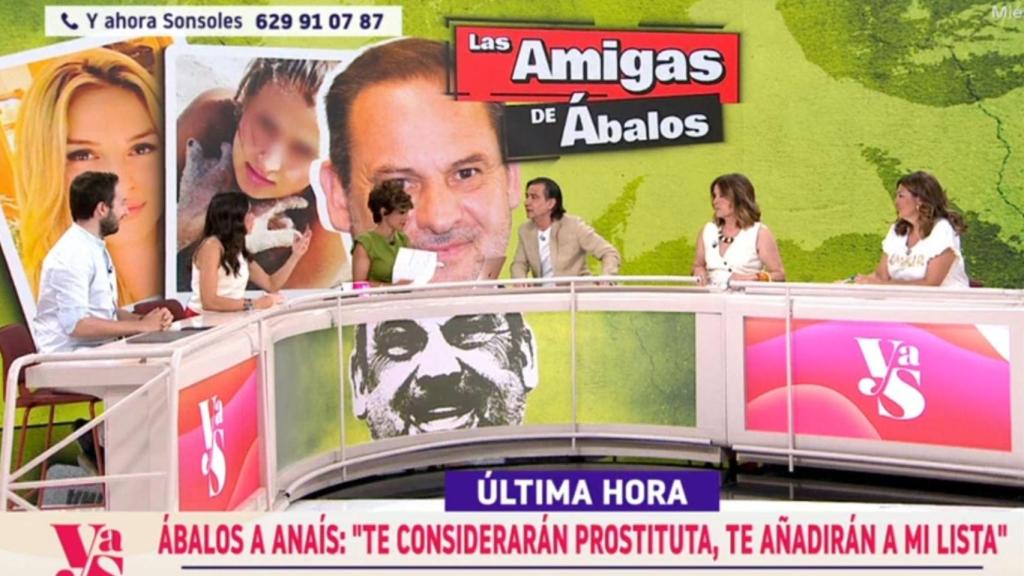 Colaboradores en plató.