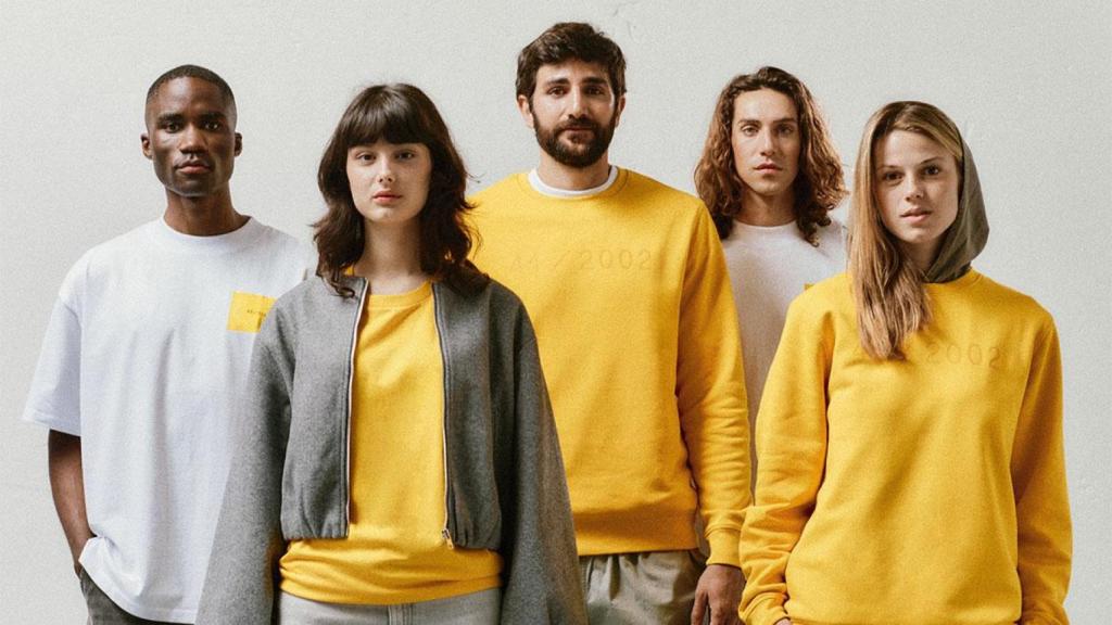 Ricky Rubio posa con su marca de ropa.