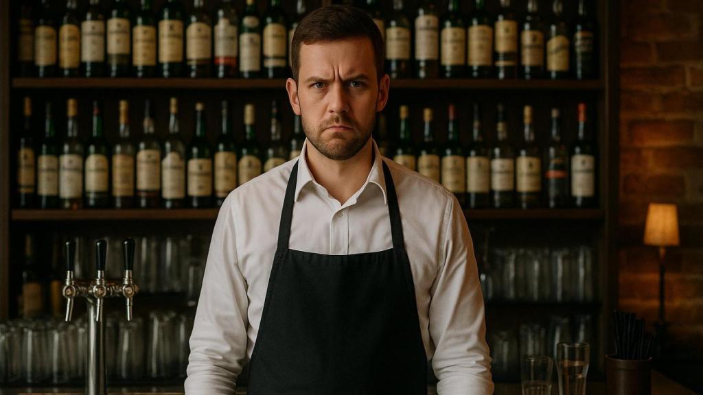 El cliente, en realidad, pidió 3 cervezas y se fue sin pagar, una desagradable situación para los hosteleros del bar.