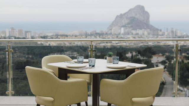 Las espectaculares vistas de la terraza de este restaurante.