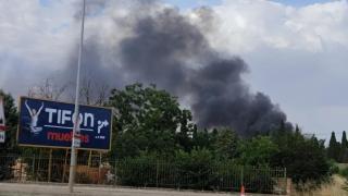 Incendio cerca del cementerio del Carmen en Valladolid