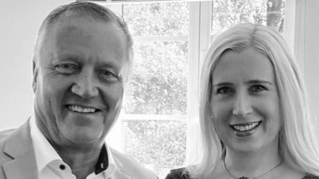 El príncipe alemán Harald von Hohenzollern y su mujer, en una imagen de redes sociales.