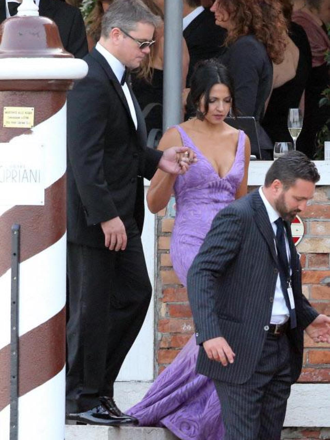 Matt Damon, uno de los invitados VIP a la boda de George Clooney.