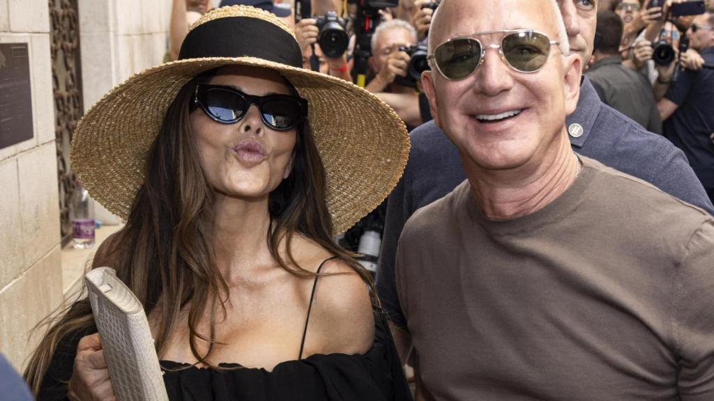 Lauren Sánchez y Jeff Bezos en su post boda.