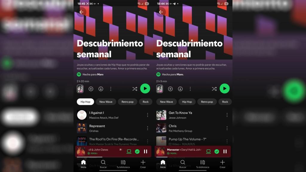 Descubrimiento semanal de Spotify