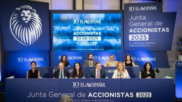 De izda. a dcha y de arriba a abajo: Teresa Arsuaga, Pablo Grandío, Juan Abarca, Beatriz González-Cristóbal, Fuensanta Salcedo, Gregorio Marañón, Cruz Sánchez de Lara, Pedro J. Ramírez, Nieves Segovia y Mamen Vázquez.