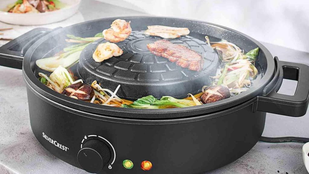 Plancha de sobremesa 2 en 1