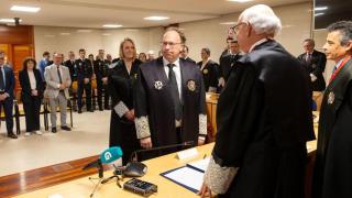 Antonio Roma, durante su toma de posesión como fiscal jefe del área de Santiago.