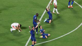 Los jugadores del Al Hilal celebran la victoria ante el Manchester City en el Mundial de Clubes.