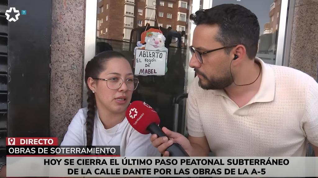 Mariela, trabajadora de 'El Fogón de Mabel'.