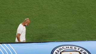 Pep Guardiola, cabizbajo durante el partido ante el Al-Hilal en el Mundial de Clubes.