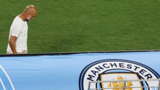 Pep Guardiola, cabizbajo durante el partido ante el Al-Hilal en el Mundial de Clubes.