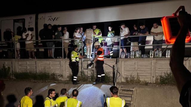Tren parado en Pantoja (Sevilla)