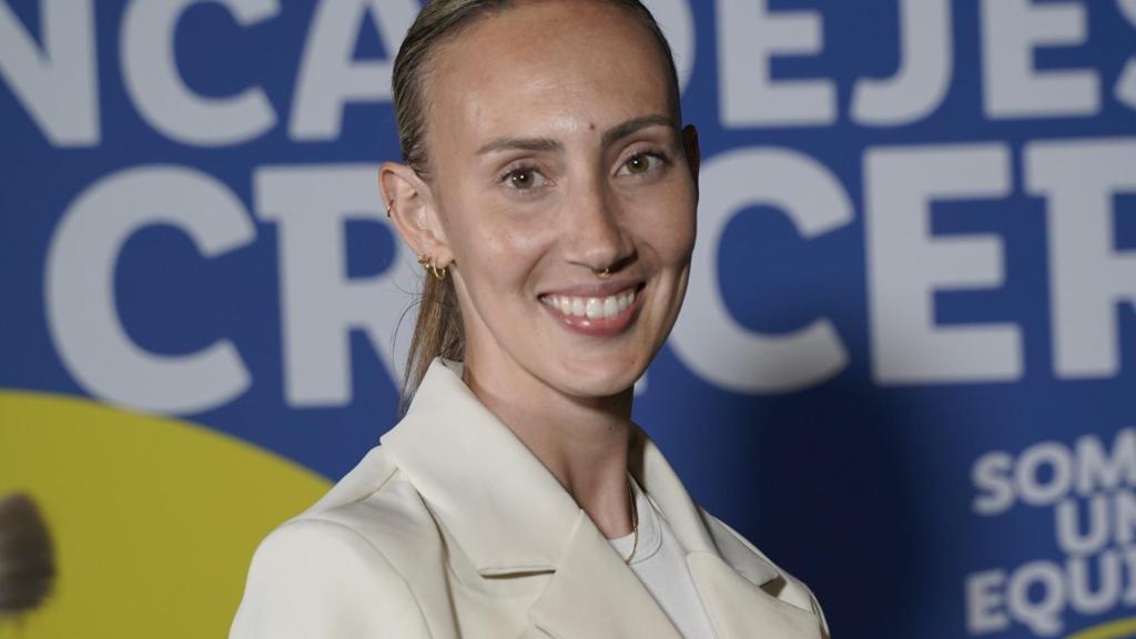 Virginia Torrecilla durante un acto.