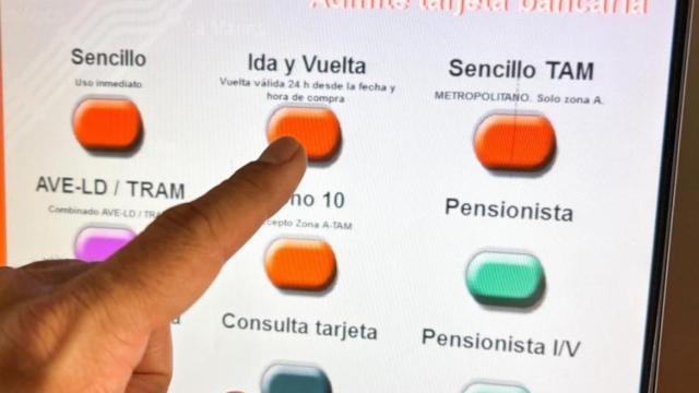 Una taquilla del TRAM de Alicante.