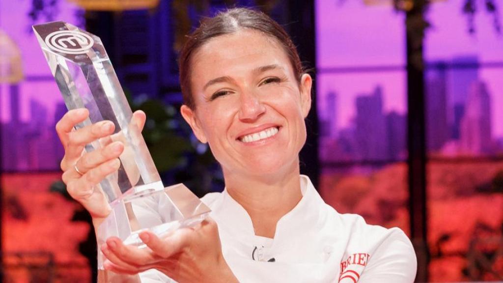 Gabriela Hinojosa tras proclamarse campeona de la decimotercera edición de 'MasterChef'.