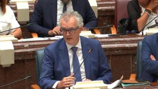 El consejero de Salud de la Región de Murcia, Juan José Pedreño, detalla las partidas destinadas a su departamento en los presupuestos autonómicos de 2025.