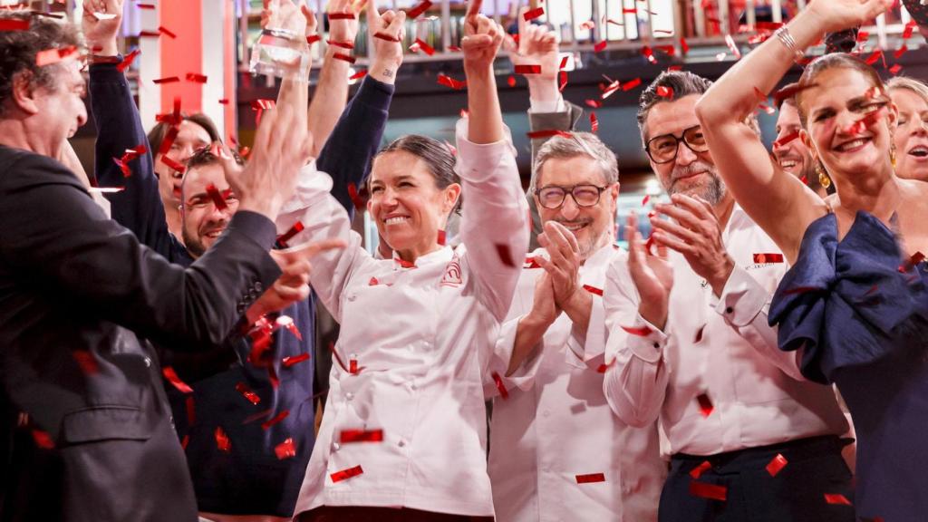 Gabriela tras alzarse como ganadora de 'MasterChef 13'.