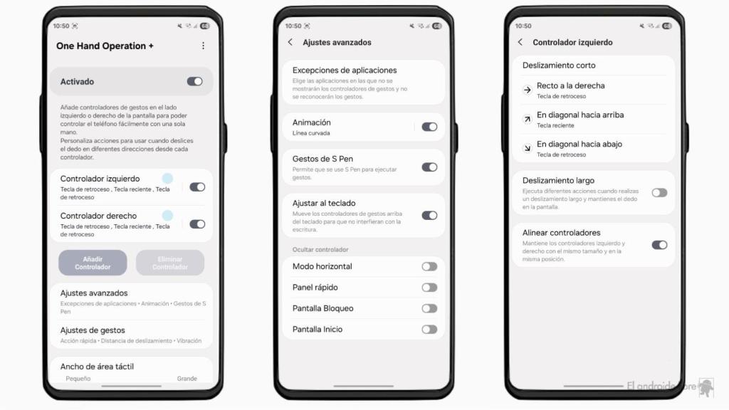 One Hand Operation+ en Google Lock