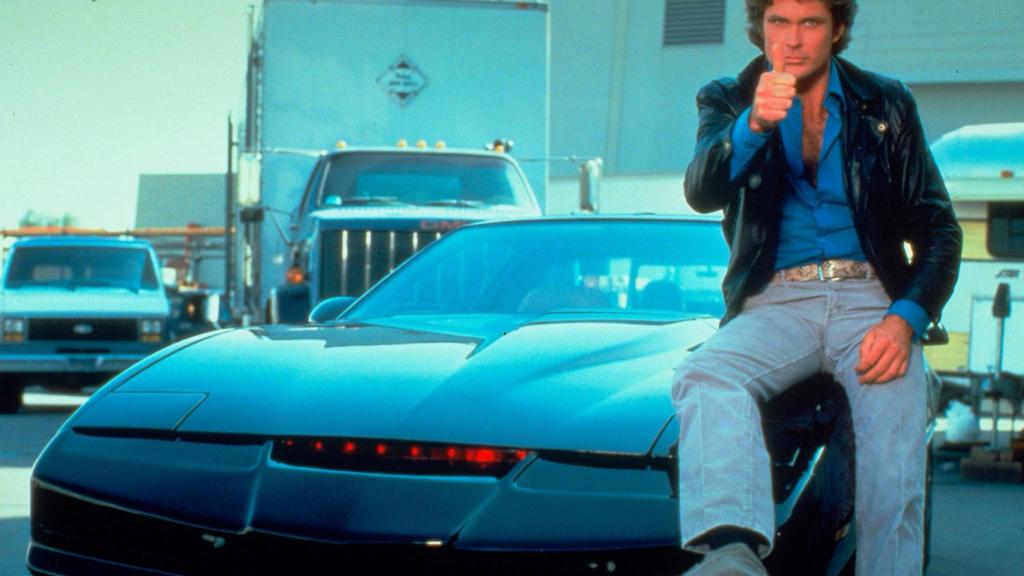 David Hasselhoff, protagonista de 'El coche fantástico'.