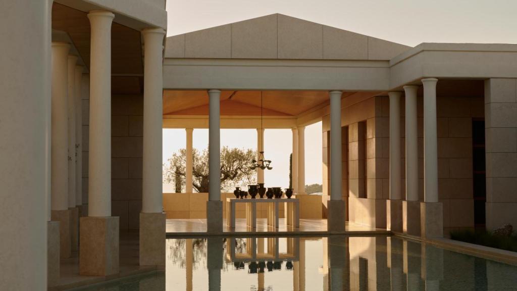 Vista general de Amanzoe, alojamiento estrella de Aman en Porto Heli.