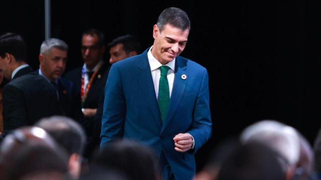 El presidente, Pedro Sánchez, este martes en una cumbre de la ONU sobre ayuda al desarrollo en Sevilla.