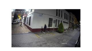 Ladrón captado por unas cámaras de seguridad