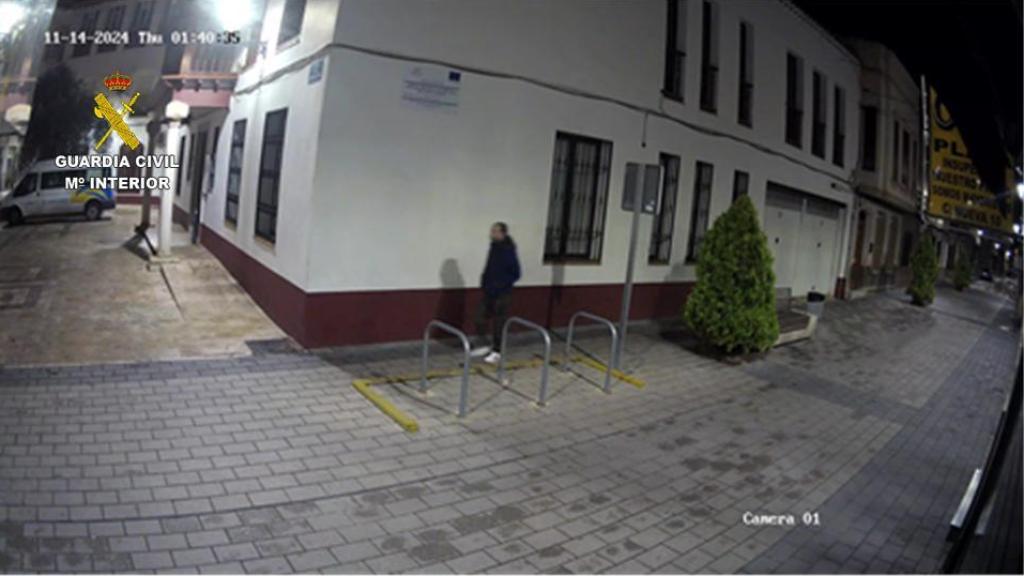 Ladrón captado por unas cámaras de seguridad