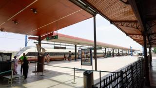 Estación de Santa Bárbara de Toledo este martes.