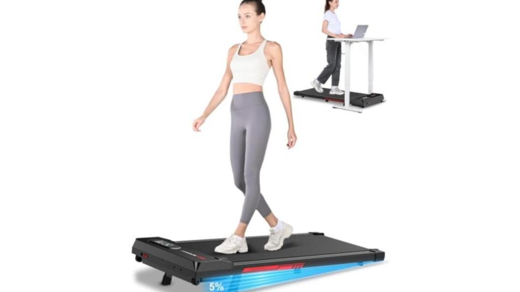 Cinta de correr con pantalla LED y mando