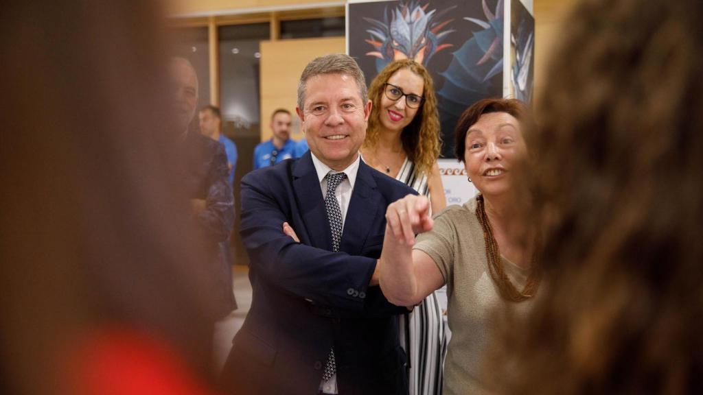 Emiliano García-Page, presidente de Castilla-La Mancha, durante un acto en Chiloeches (Guadalajara) la semana pasada.