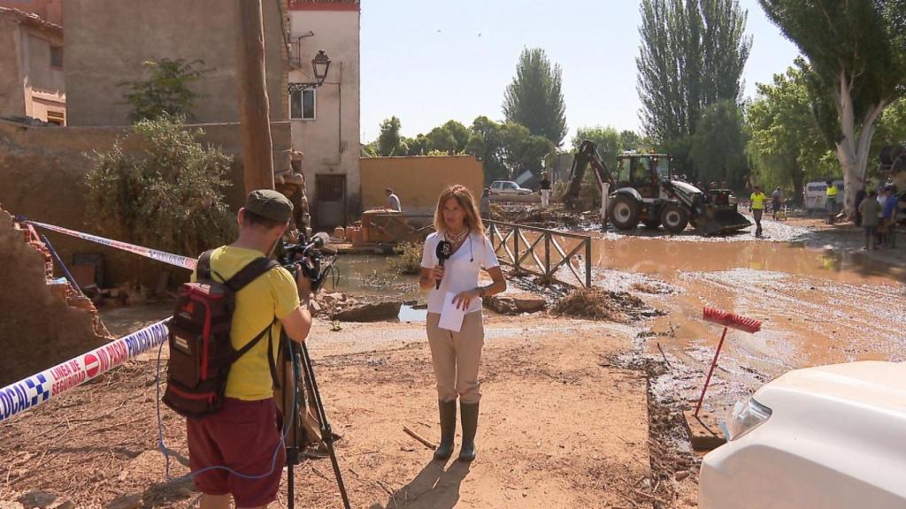 Cobertura de Aragón TV de los municipios inundados por las fuertes lluvias este mes de junio
