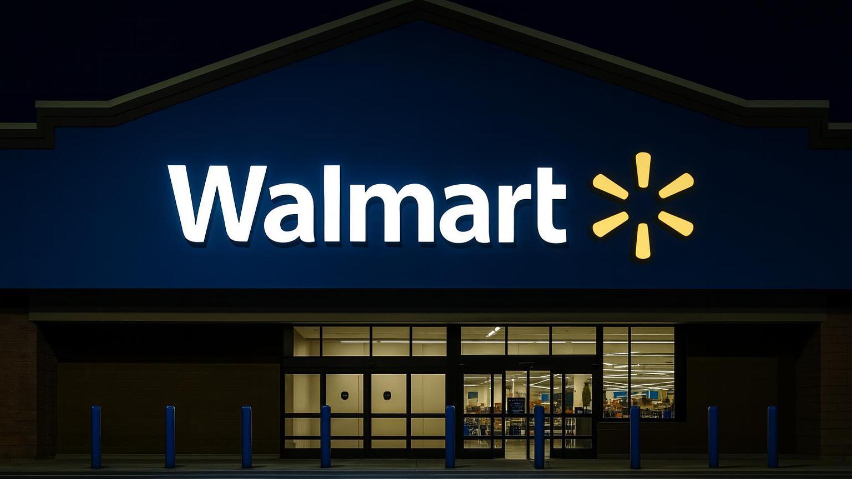 Walmart fachada nocturna