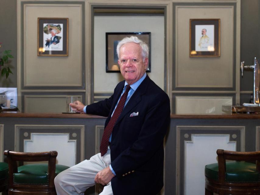 Guillermo Gortázar, antes de la entrevista con EL ESPAÑOL.