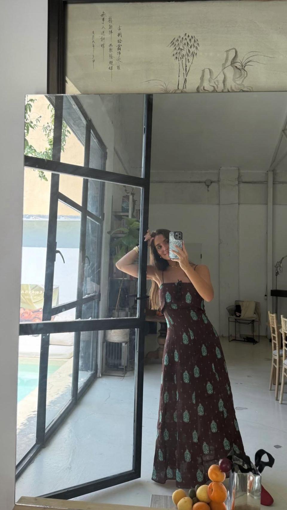 María Pombo en un 'story' de Instagram.