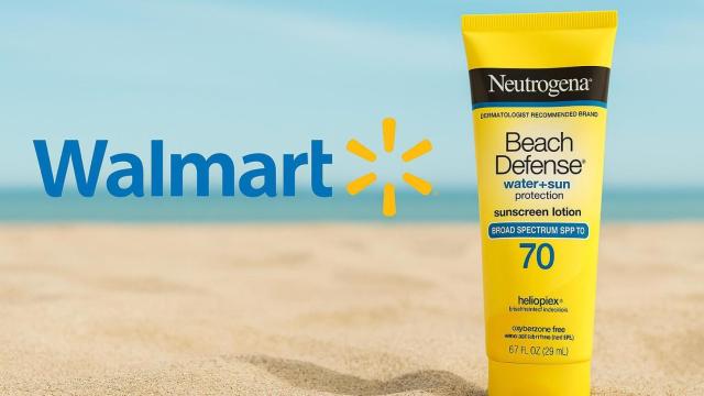 Neutrogena Beach Defense, loción protector solar corporal con SPF 70.