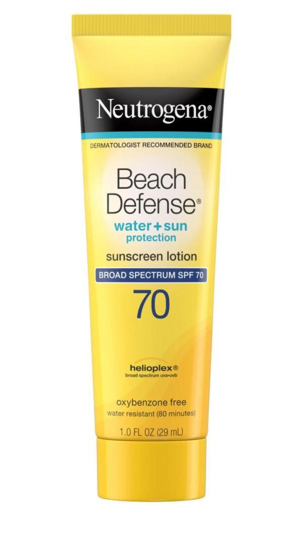 Protector solar de Neutrógena Beach Defense