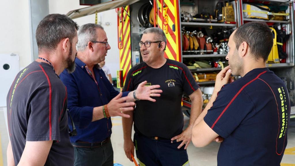 La Diputación de Toledo pone en marcha el nuevo parque de bomberos de Villarrubia de Santiago