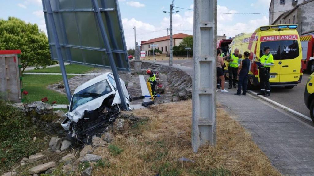Accidente en Almeida de Sayago