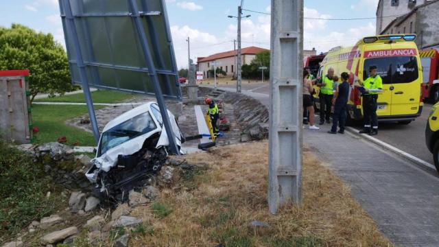 Accidente en Almeida de Sayago