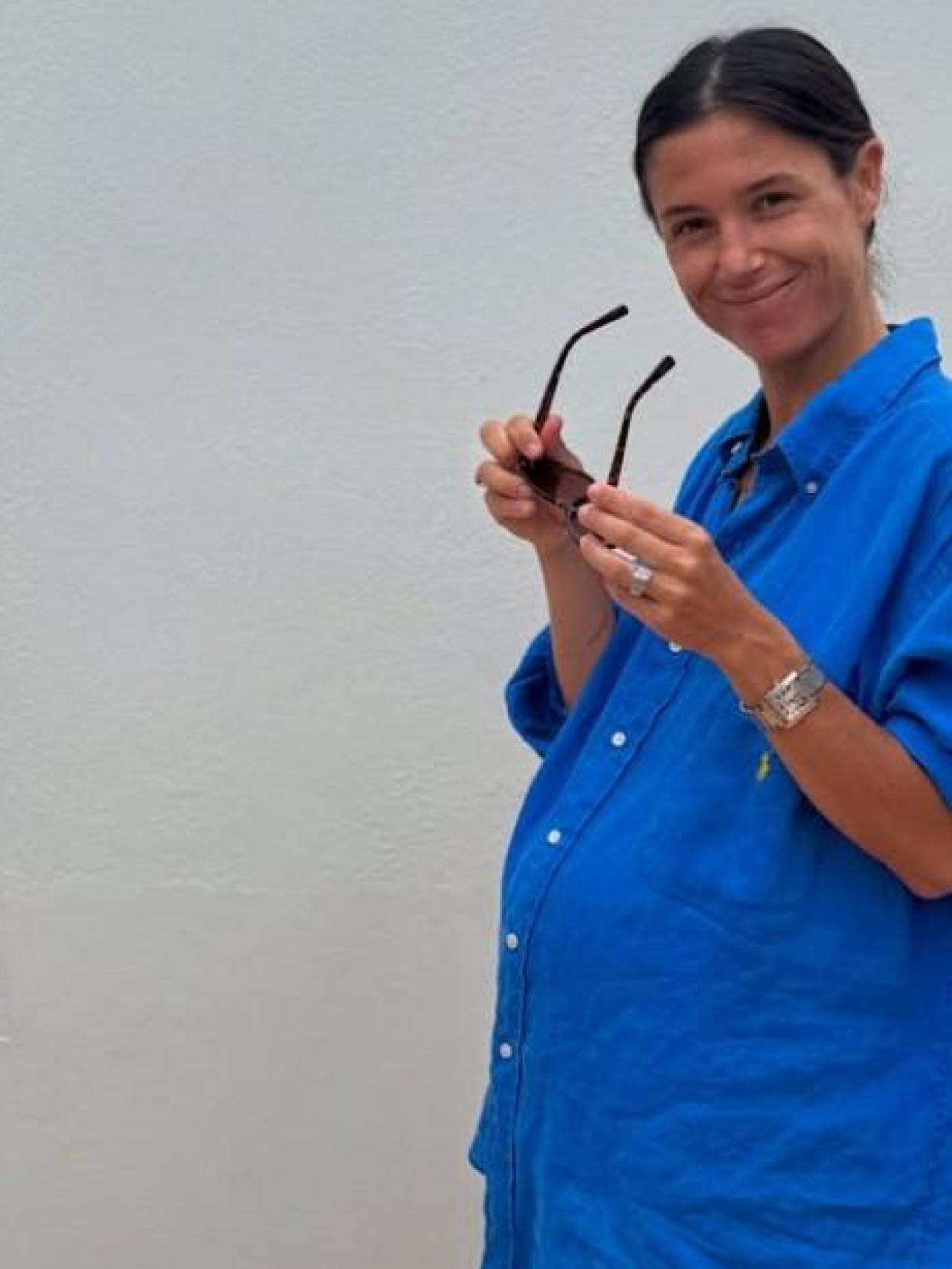 Gabriela Hinojosa, embarazada.