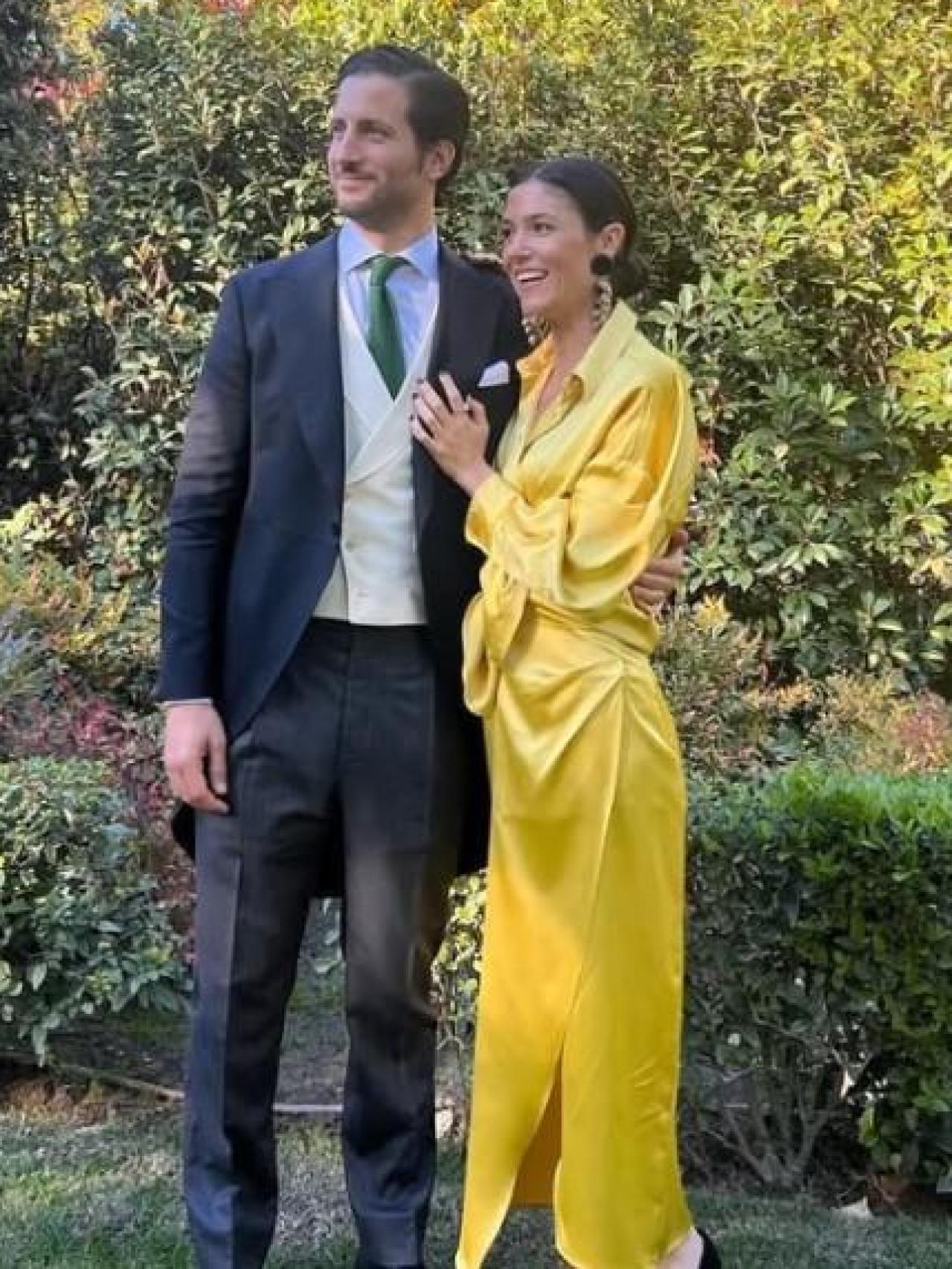 Gabriela Hinojosa con su marido, Curro.