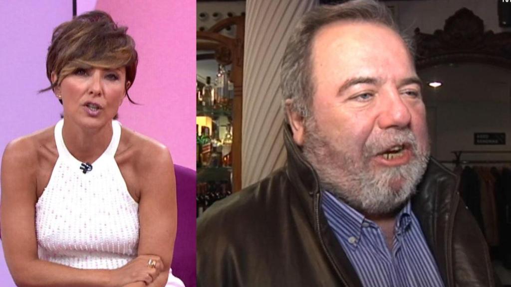 Sonsoles Ónega en 'Y ahora, Sonsoles' con una imagen de Carlos Carnicero.